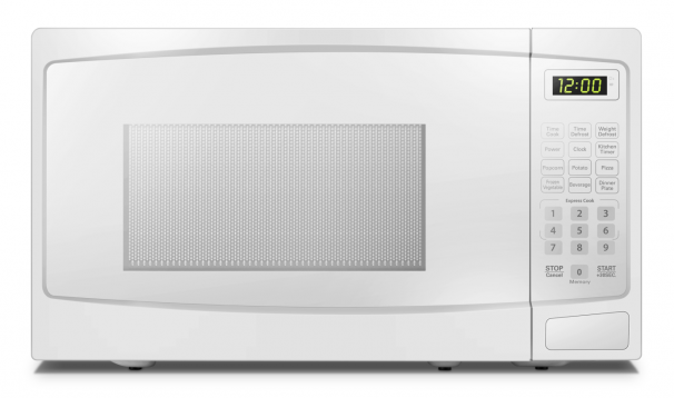 Danby 1.1 cu. ft. White Microwave with Convenience Cooking Controls DBMW1120BWW