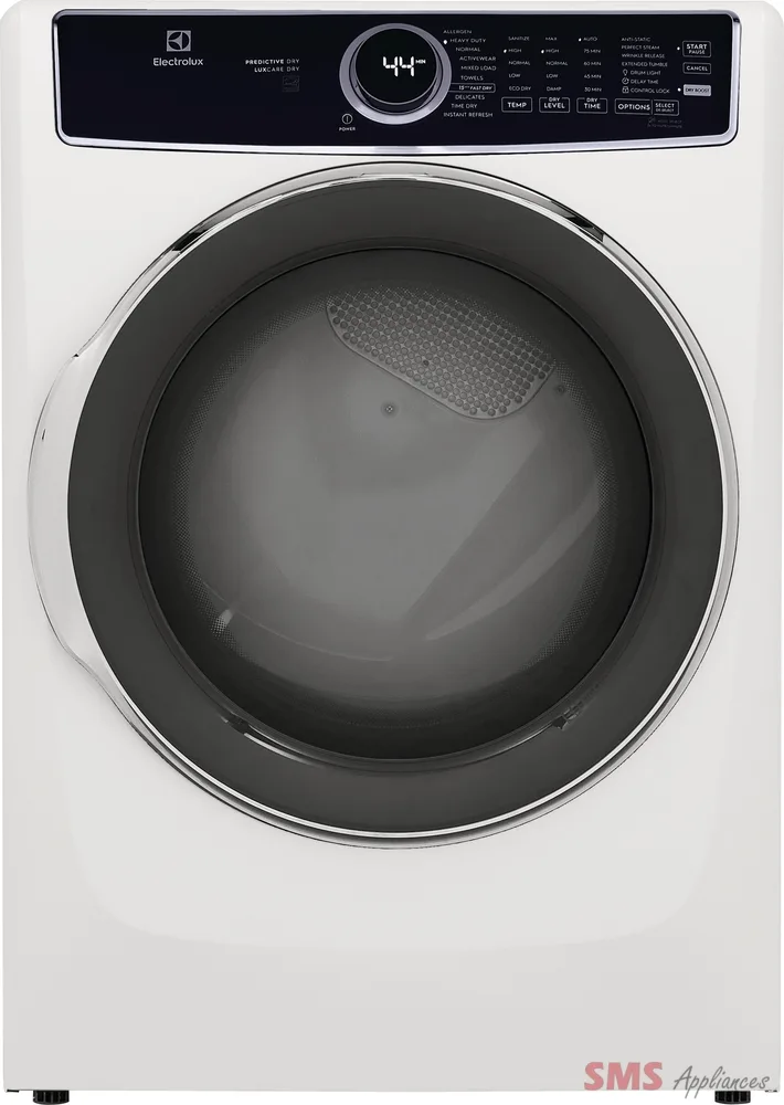 Electrolux Front Load Perfect Steam™ Gas Dryer with Predictive Dry™ and Instant Refresh – 8.0 Cu. Ft. ELFG7537AW