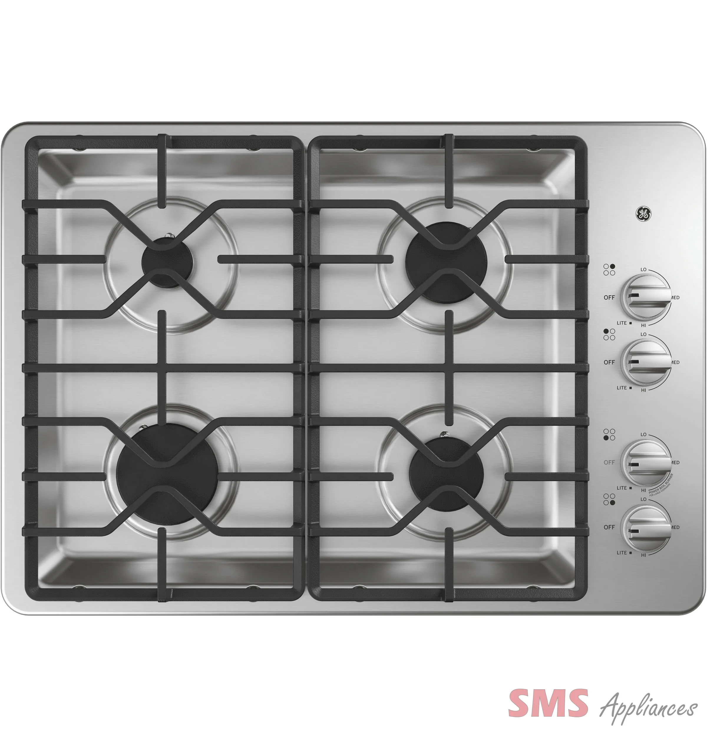 GE Built-In Gas Cooktop JGP3030SLSS