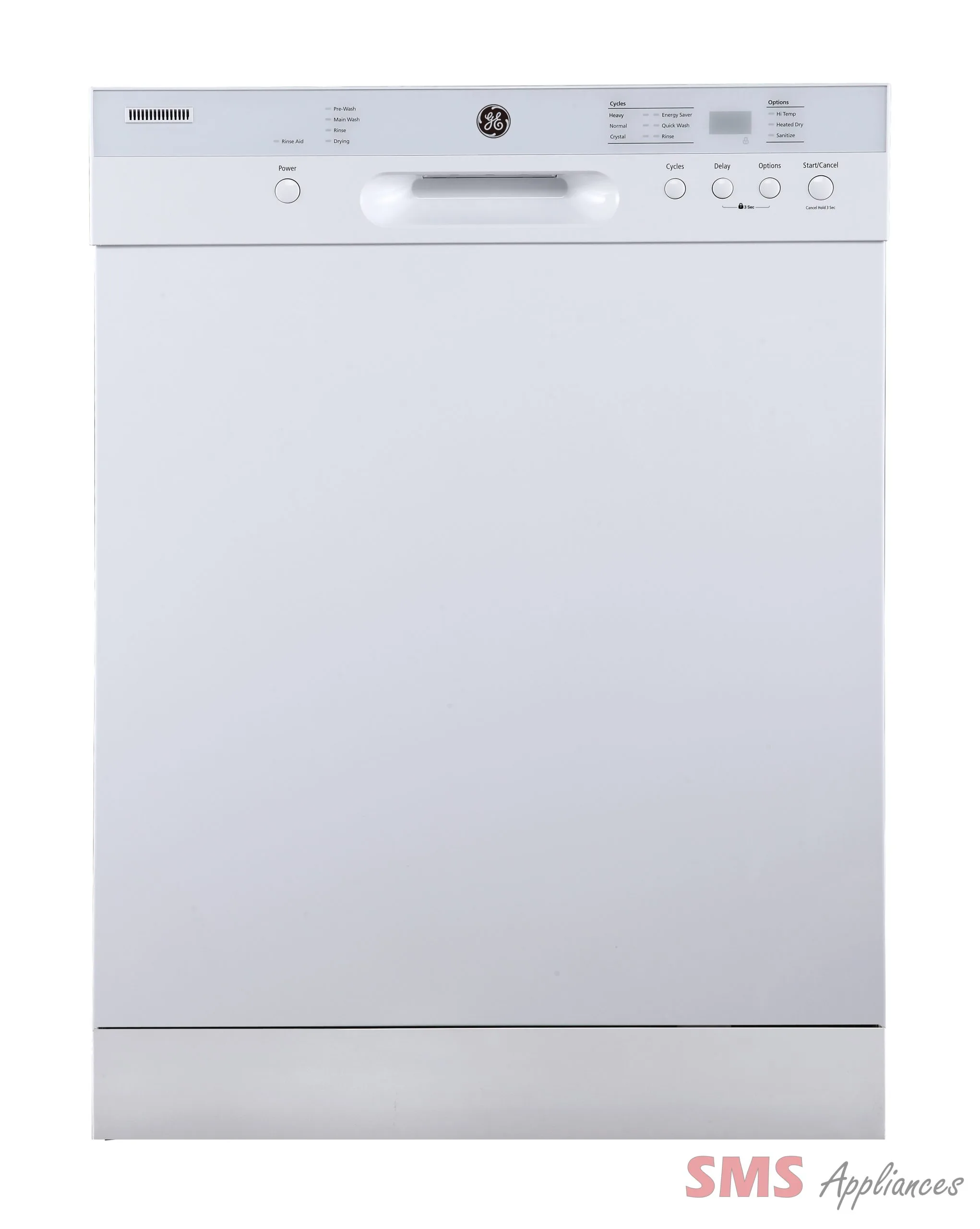 GE 24″ Built-In Front Control Dishwasher with Stainless Steel Tall Tub White – GBF532SGPWW