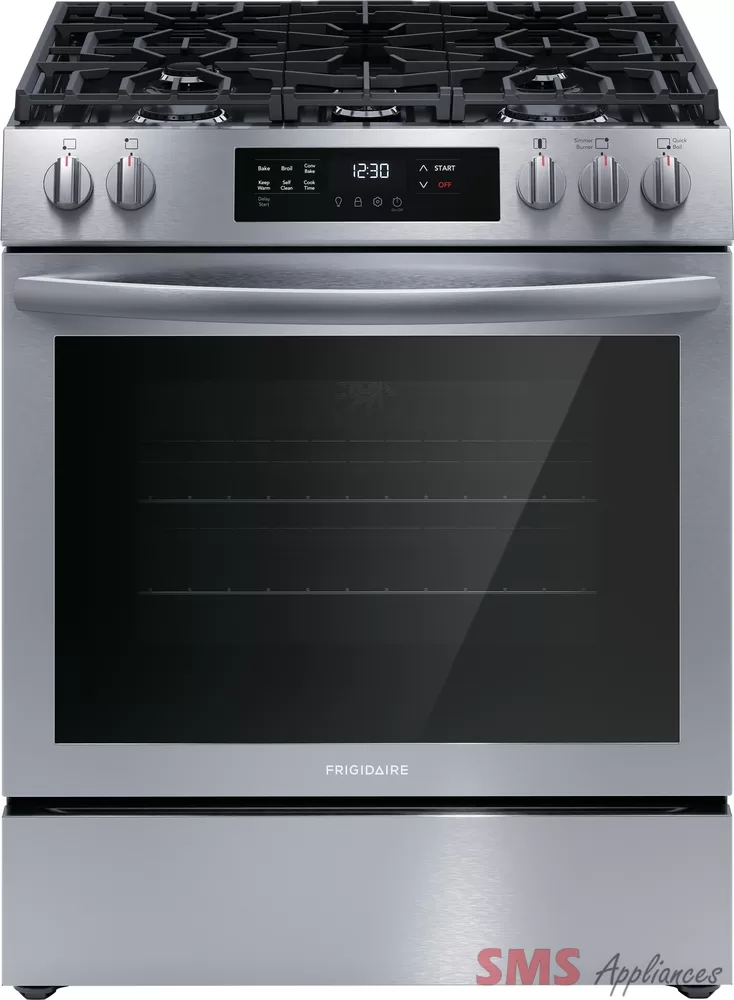 Frigidaire Front Control Gas Range – FCFG3083AS