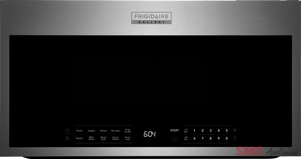 Frigidaire Gallery 1.9 Cu. Ft. Stainless Steel / Black Stainless Steel Over-The-Range Microwave with Sensor Cook GMOS1964AF / GMOS1964AD