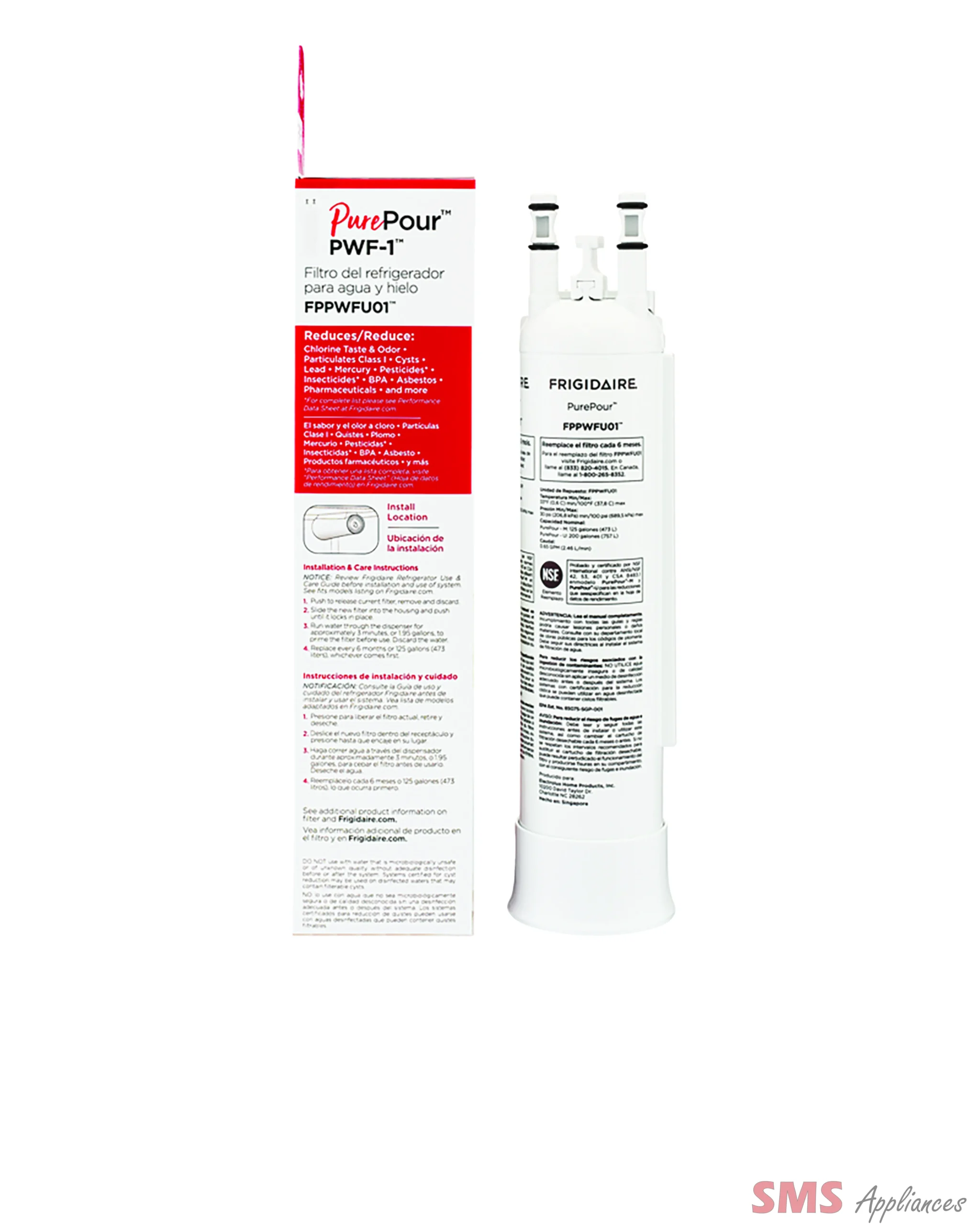 Frigidaire PurePour™ Water and Ice Refrigerator Filter PWF-1™ FPPWFU01