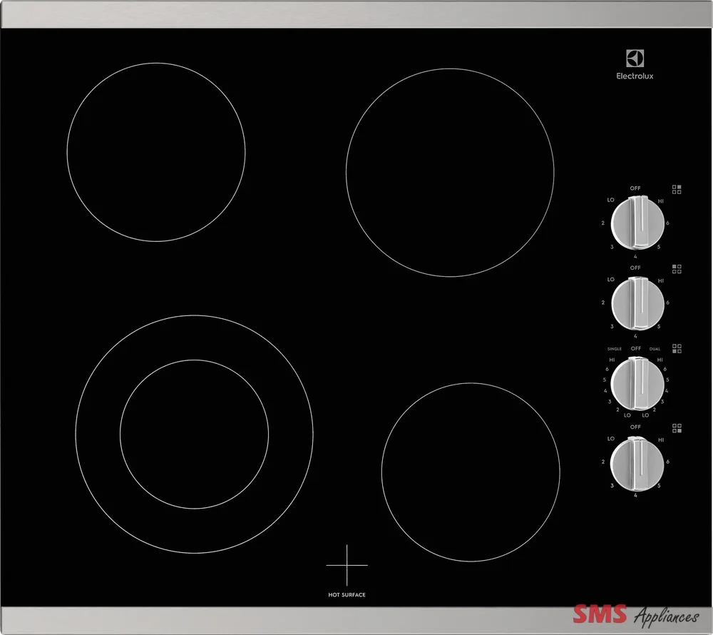 Electrolux 24″ Electric Cooktop – ECCE242CAS