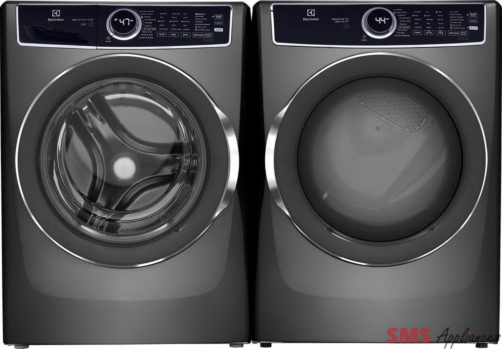 Electrolux Laundry Set of Front Load Washer 4.5 Cu. Ft. ELFW7537AT, and Electric Dryer 8.0 Cu. Ft. ELFE753CAT or Gas Dryer ELFG7537AT