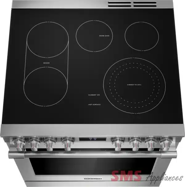 Frigidaire Professional Electric Range PCFE308CAF - Stainless Steel Electric Range with Advanced Cooking Features