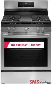 Frigidaire Gallery 30" Rear Control Gas Range with Total Convection GCRG3060BD