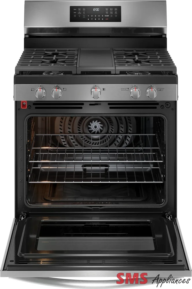 Frigidaire Gallery 30" Rear Control Gas Range with Total Convection