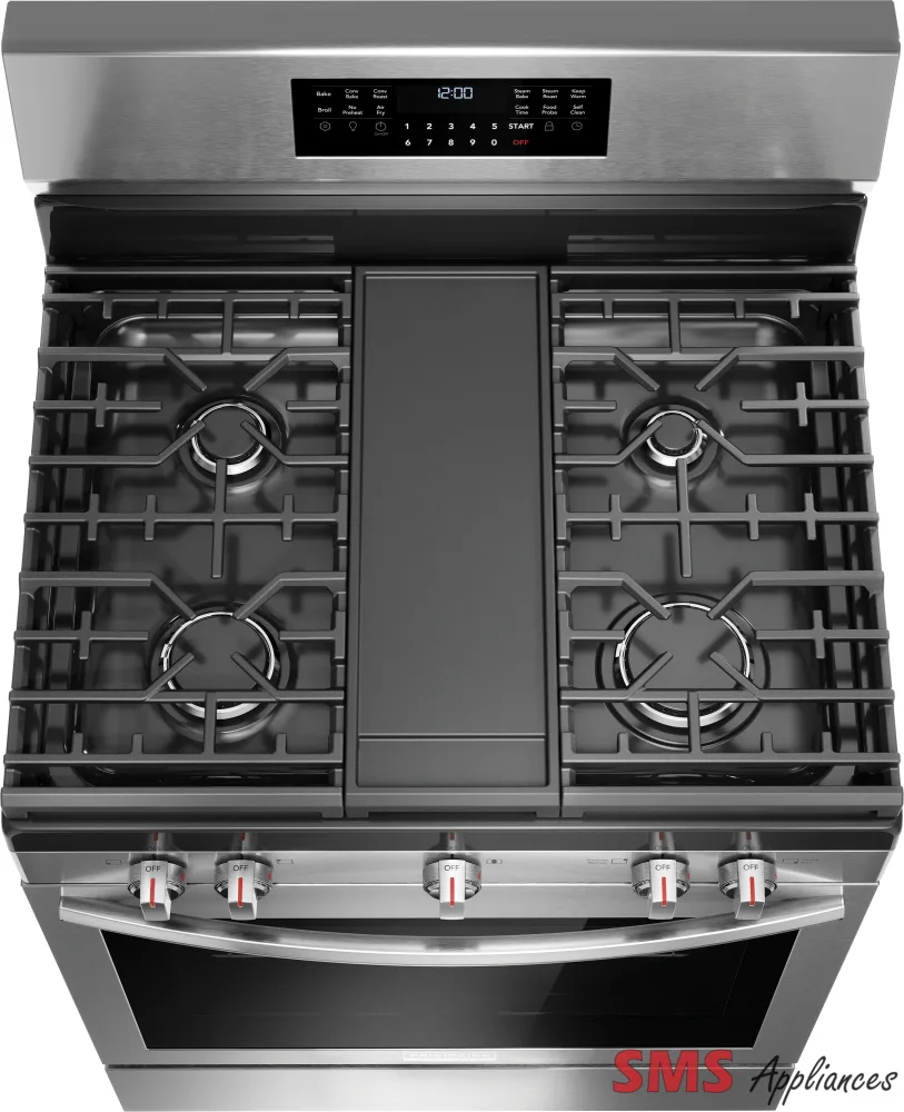 Frigidaire Gallery 30" Rear Control Gas Range with Total Convection