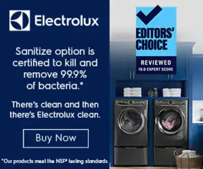 Electrlux laundry sanitize at SMS Appliances
