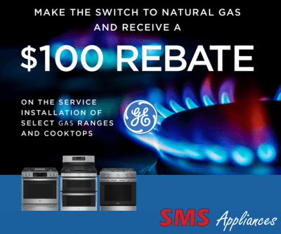 GE Appliances Gas ranges and cooktops at SMS Appliances