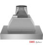 20" Custom Hood Insert with Dimmable LED Lighting in Stainless Steel - UVC7300SLSS