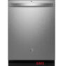 GE Top Control Stainless Steel Interior Dishwasher with Sanitize Cycle - GDT650SYVFS