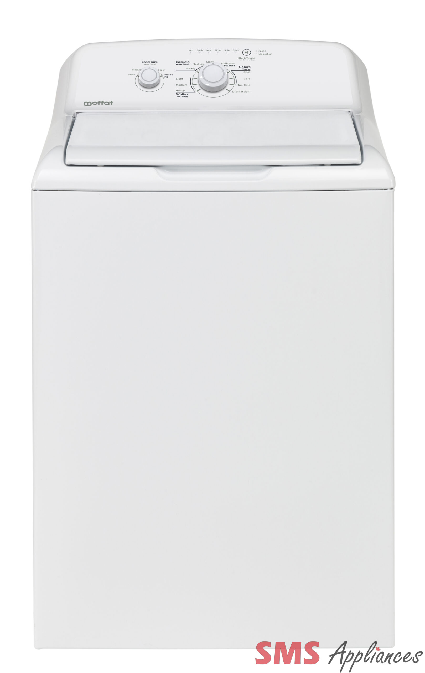 Moffat 4.4 Cu. Ft. Top Load Washer MTW201BMRWW