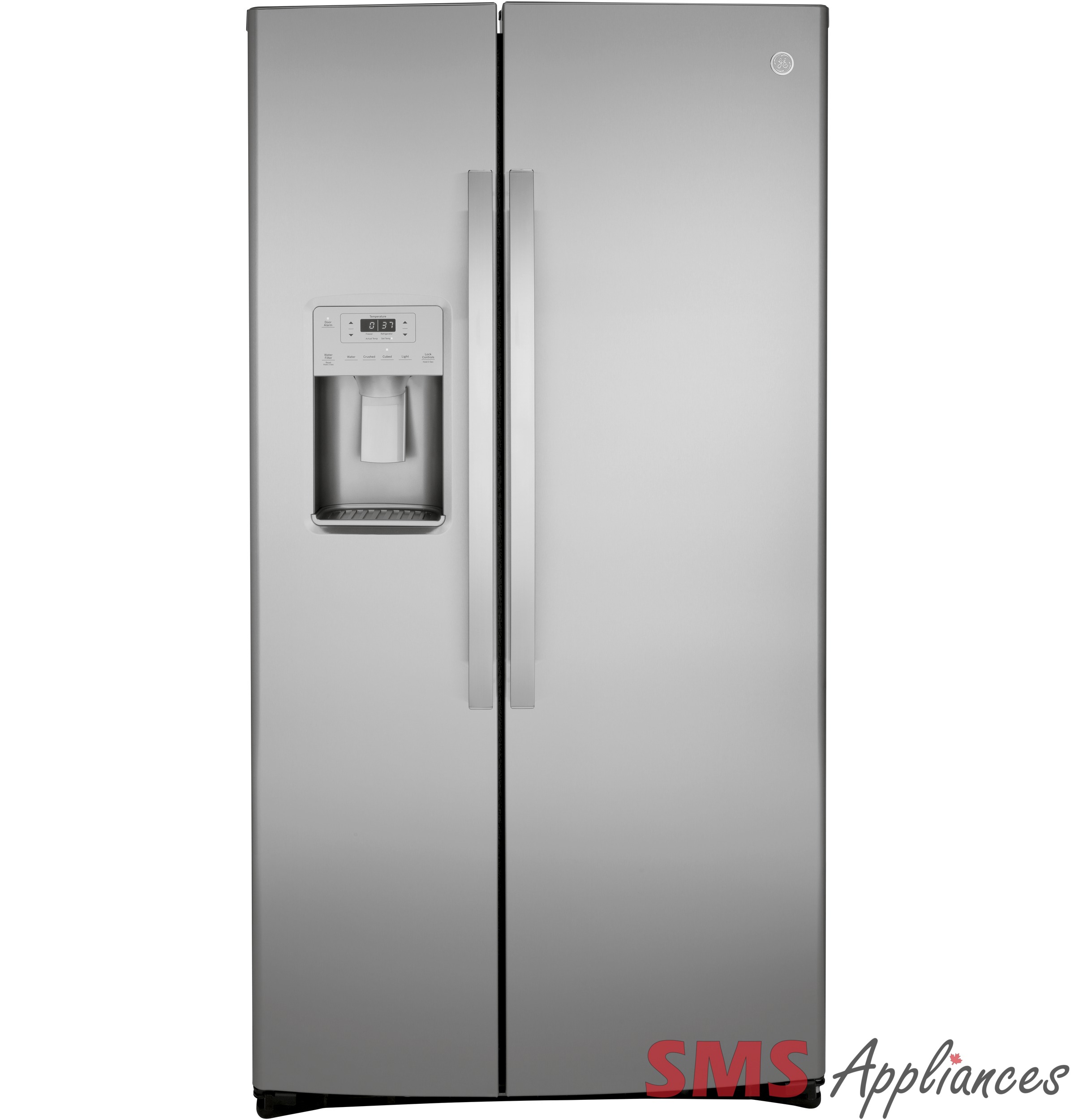 GE 25.1 Cu. Ft. Side-By-Side Refrigerator GSS25IYNFS