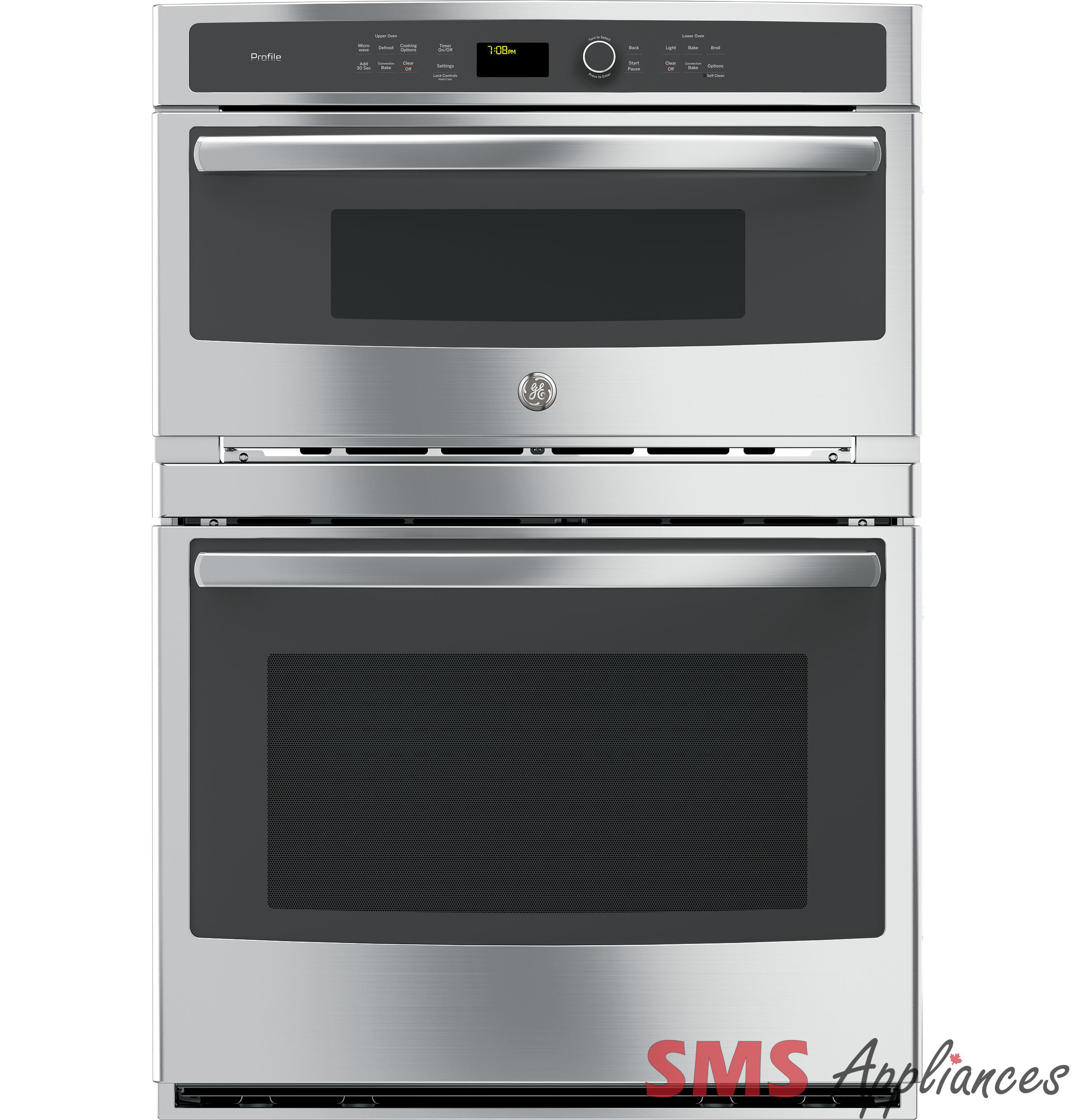 GE Profile 6.7 Cu. Ft. Built-In Combination Convection Microwave/ Wall Oven PT7800SHSS