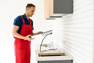 Professional cooktop repair services in Calgary provided by SMS Appliances, specializing in stove repair in Calgary.