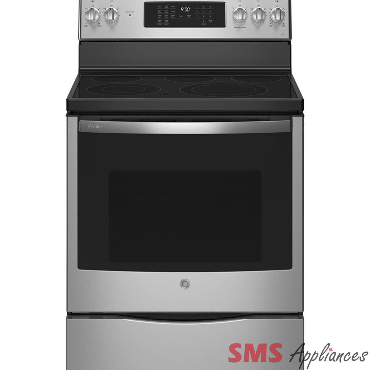 GE Profile 30”Free Standing Electric True Convection Range – PCB900YVFS