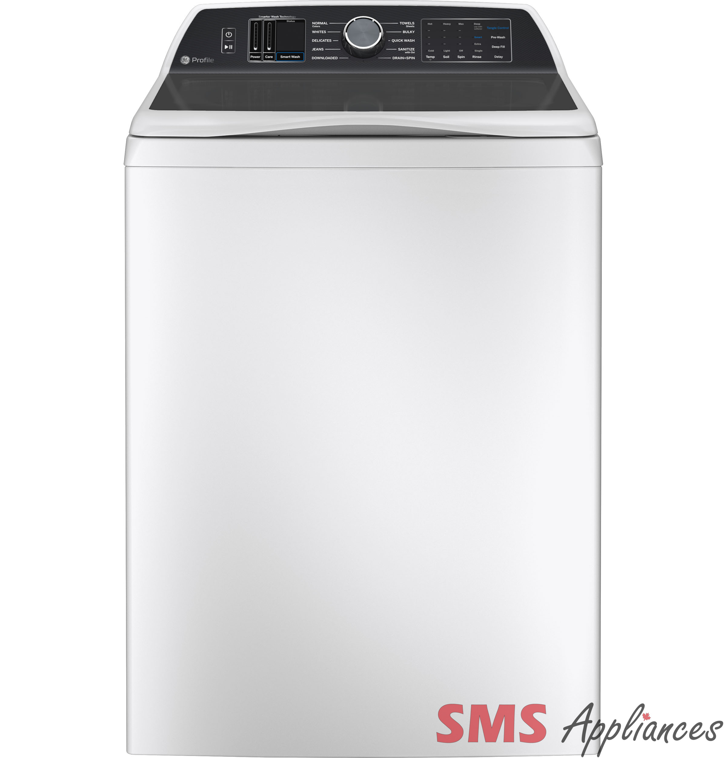 GE Profile 6.1 Cu. Ft. (IEC) Top Load Washer – PTW705BSTWS
