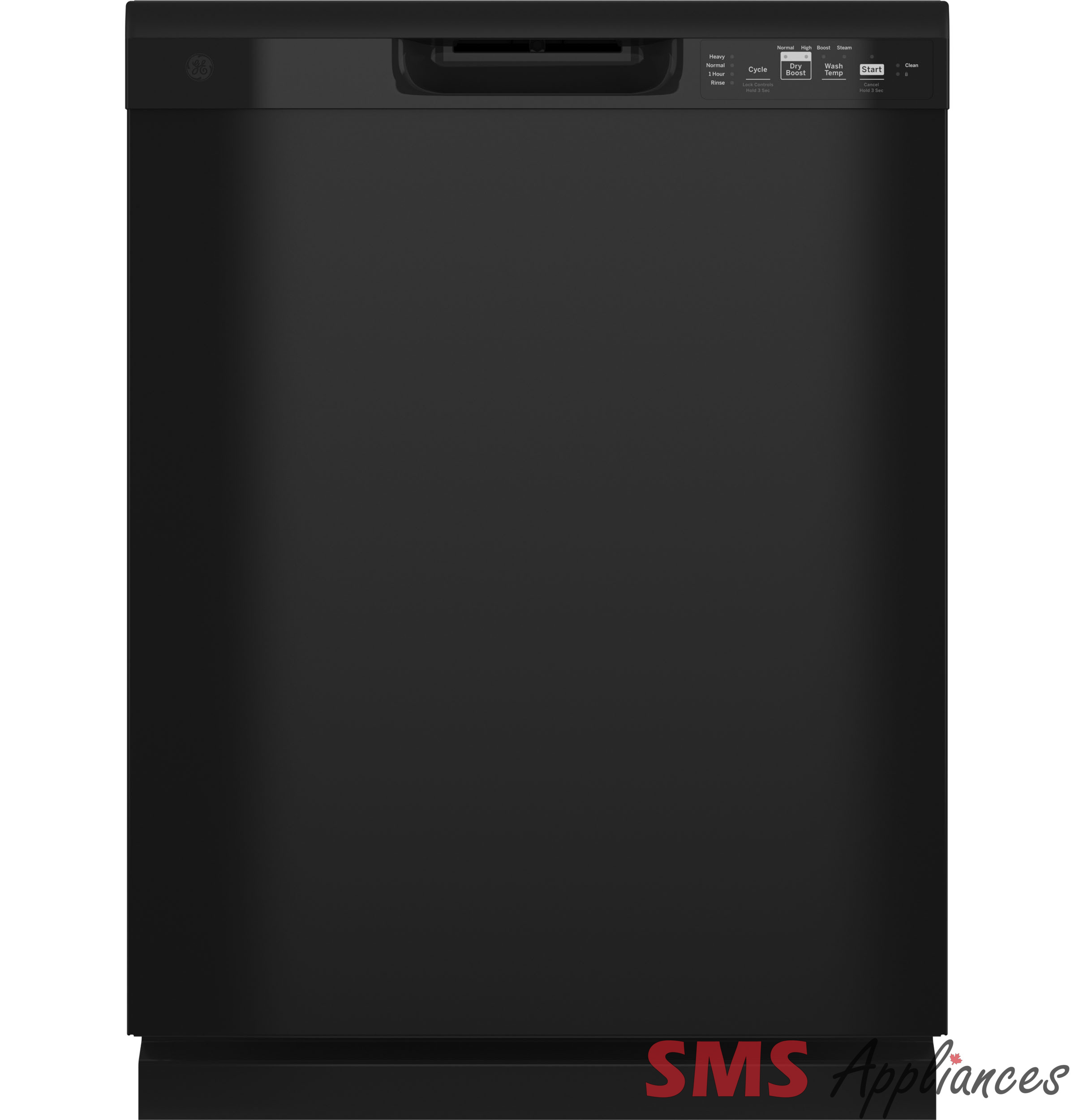 GE 24″ Built-In Front Control Dishwasher – GDF511PGRBB
