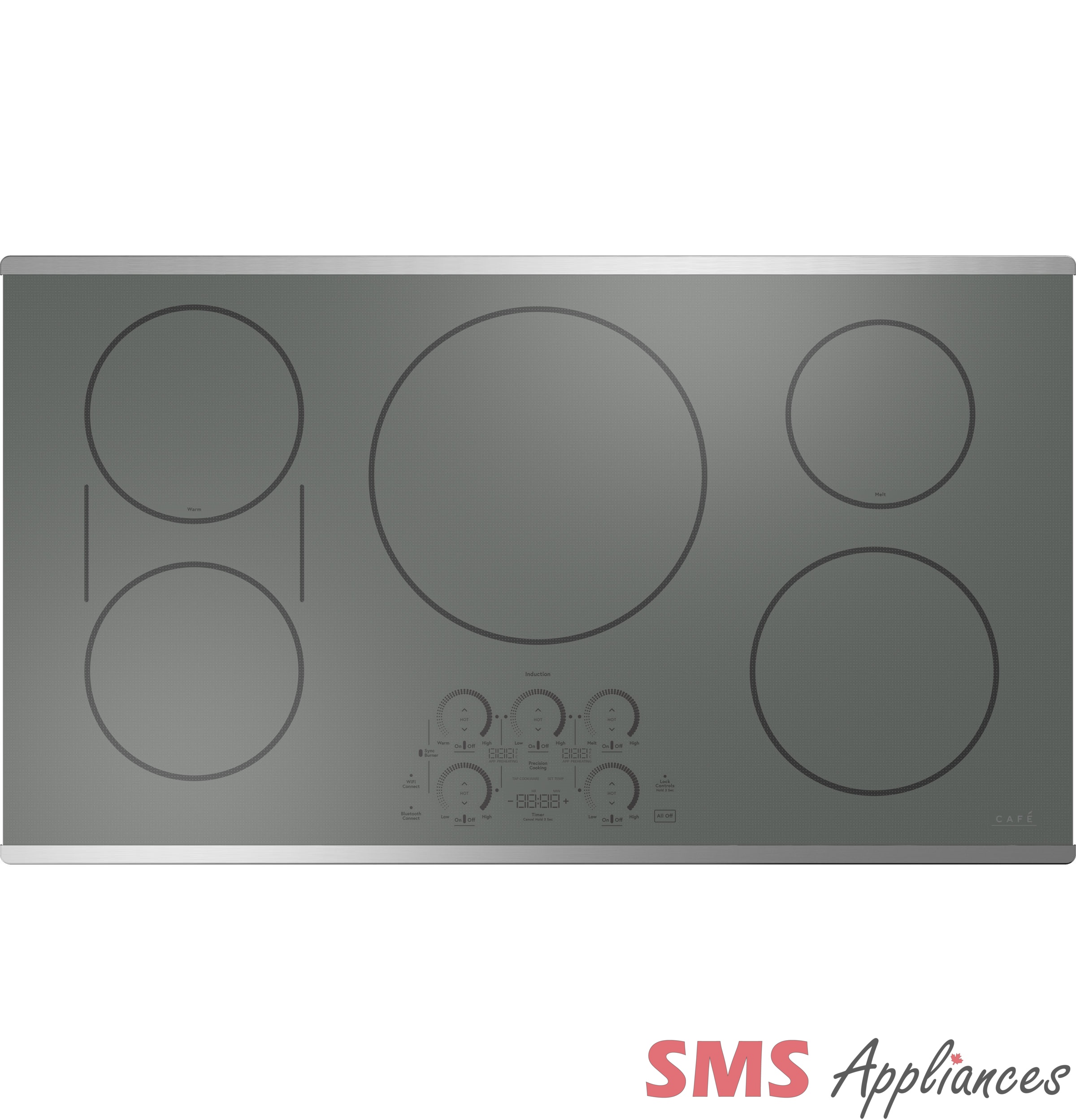 Café Series 36″ Touch Control Induction Cooktop – CHP90362TSS