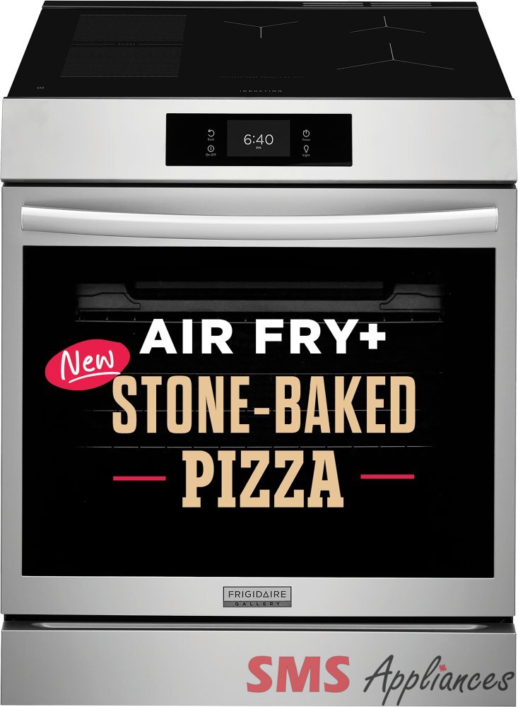 Frigidaire Gallery 30” Induction Range with Stone-Baked Pizza – GCFI307CBF